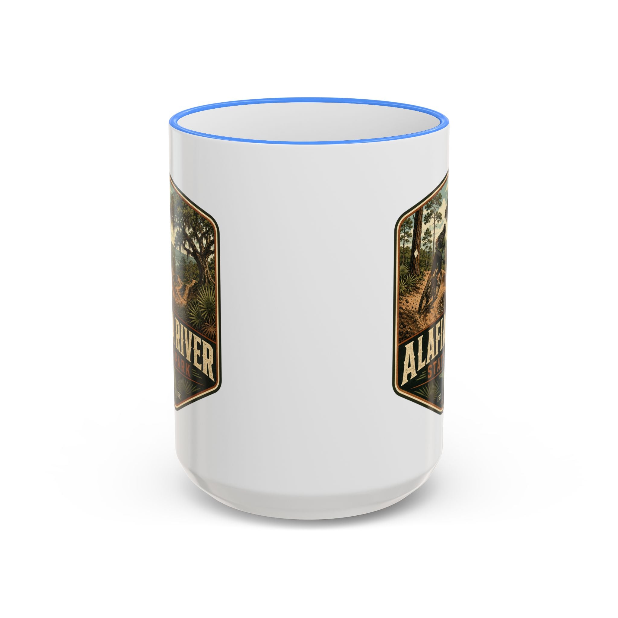 Alafia River Vintage Mug — Accent Rim & Handle 11oz/15oz