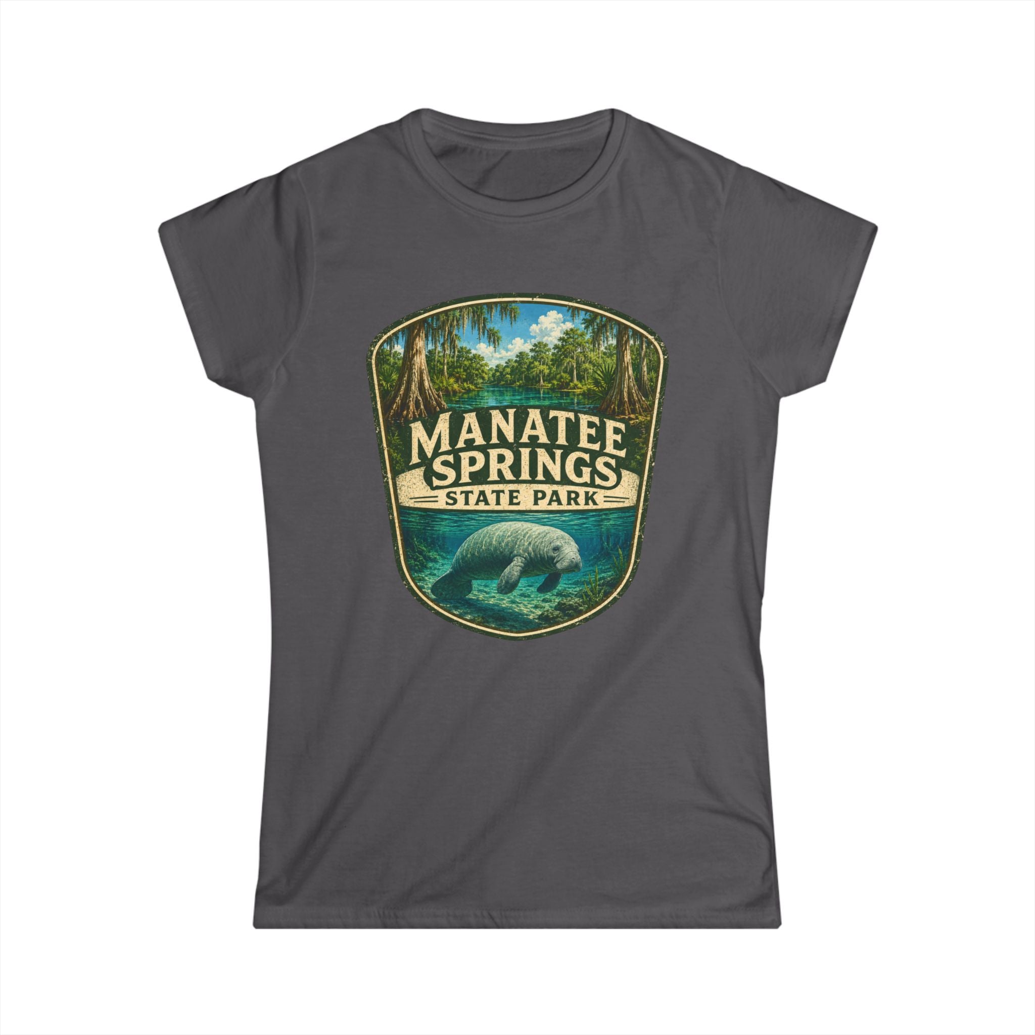 Manatee Springs- Vintage Manatee Tee