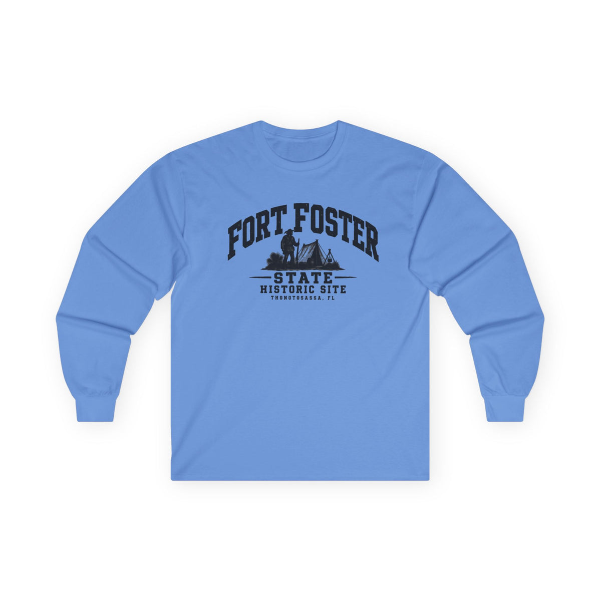 Fort Foster State Historic Site Logo- Long Sleeve Tee