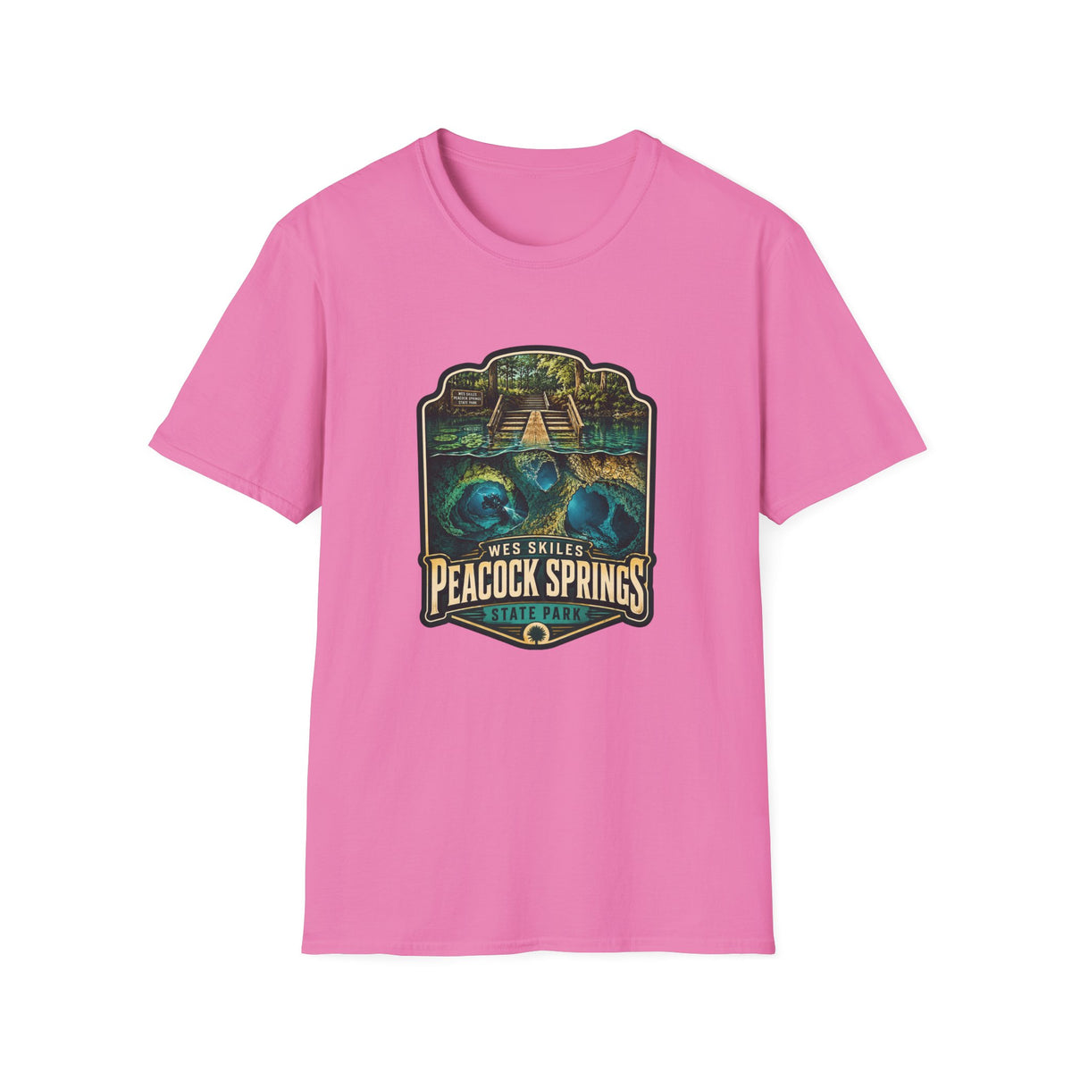 Peacock Springs — Retro Tee