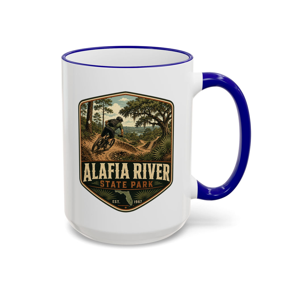 Alafia River Vintage Mug — Accent Rim & Handle 11oz/15oz