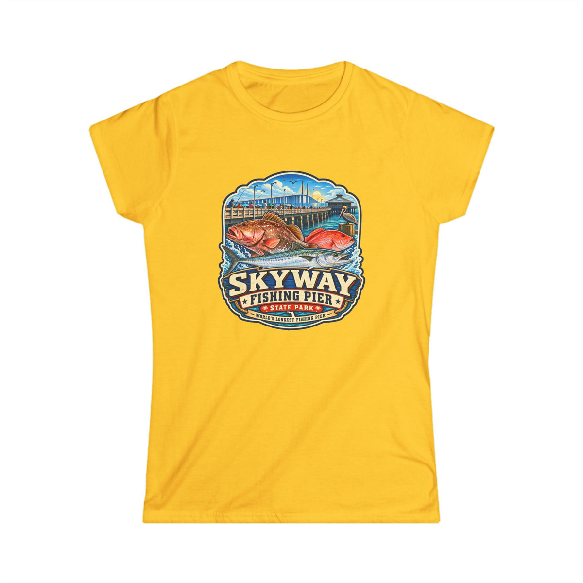 Skyway Fishing Pier- Vintage Tee