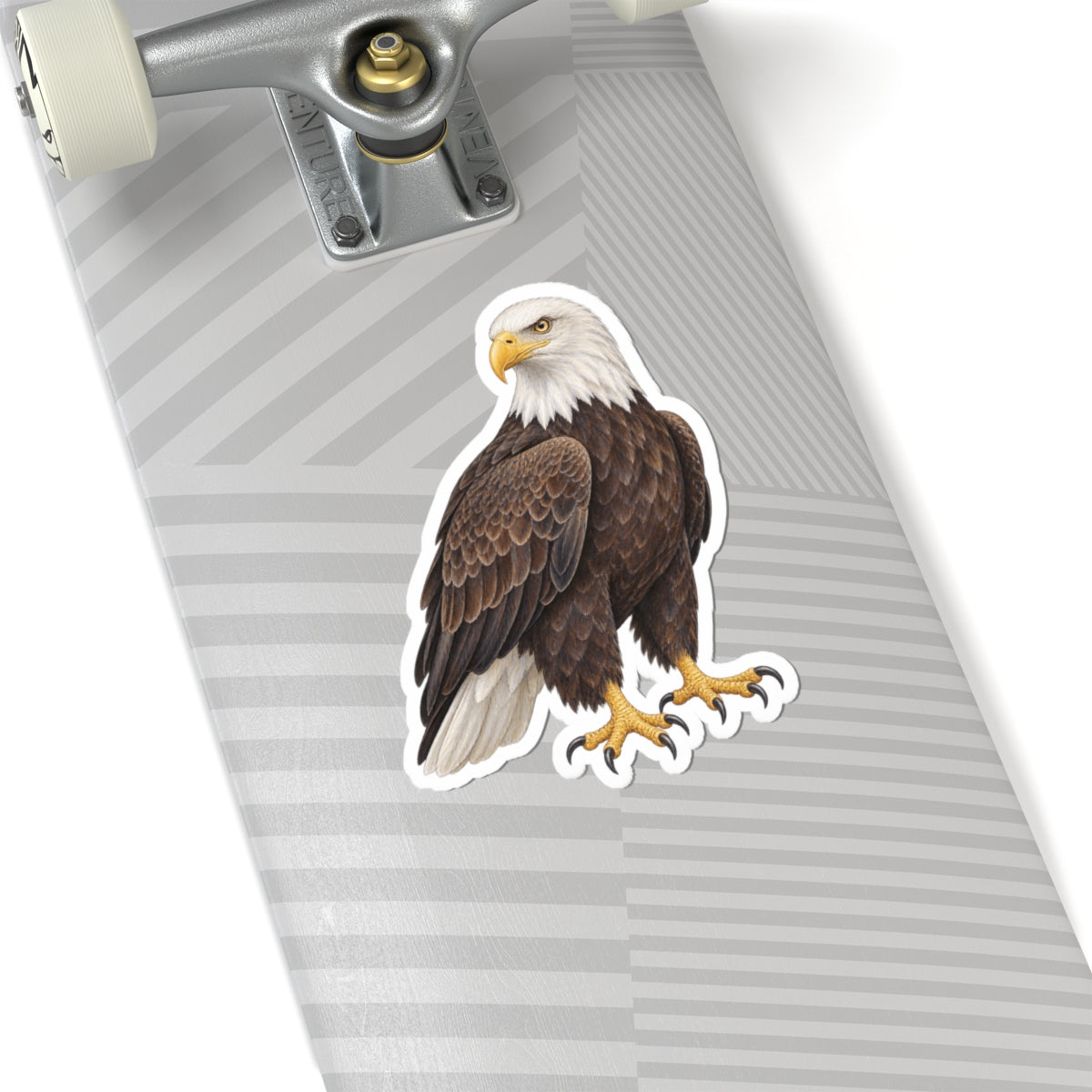 Bald Eagle Kiss-Cut Sticker — Realistic Decal