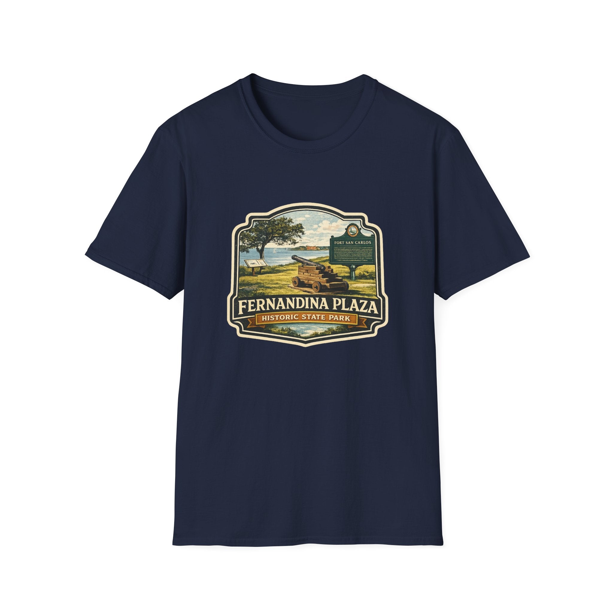 Fernandina Plaza- Retro Tee