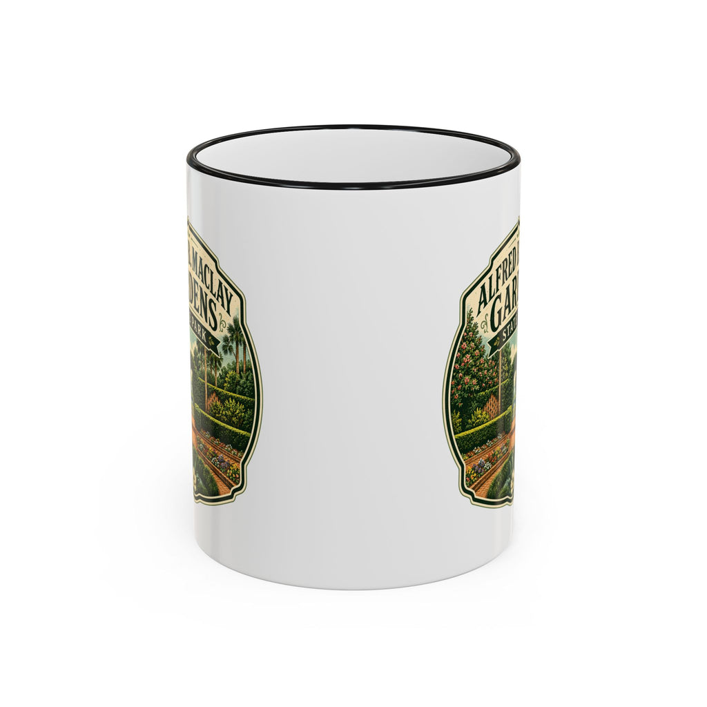 Maclay Gardens Vintage Mug — Accent Rim & Handle 11oz/15oz