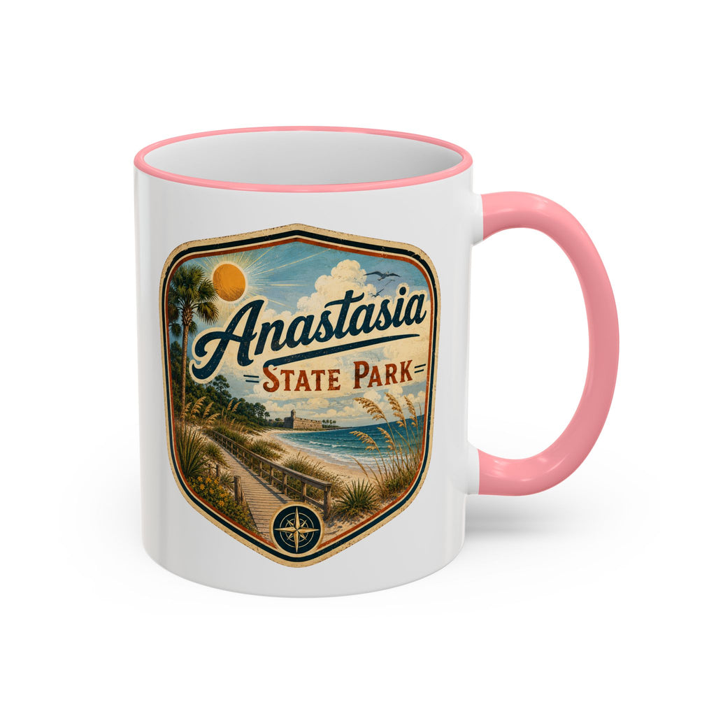 Anastasia Vintage Mug — Accent Rim & Handle 11oz/15oz