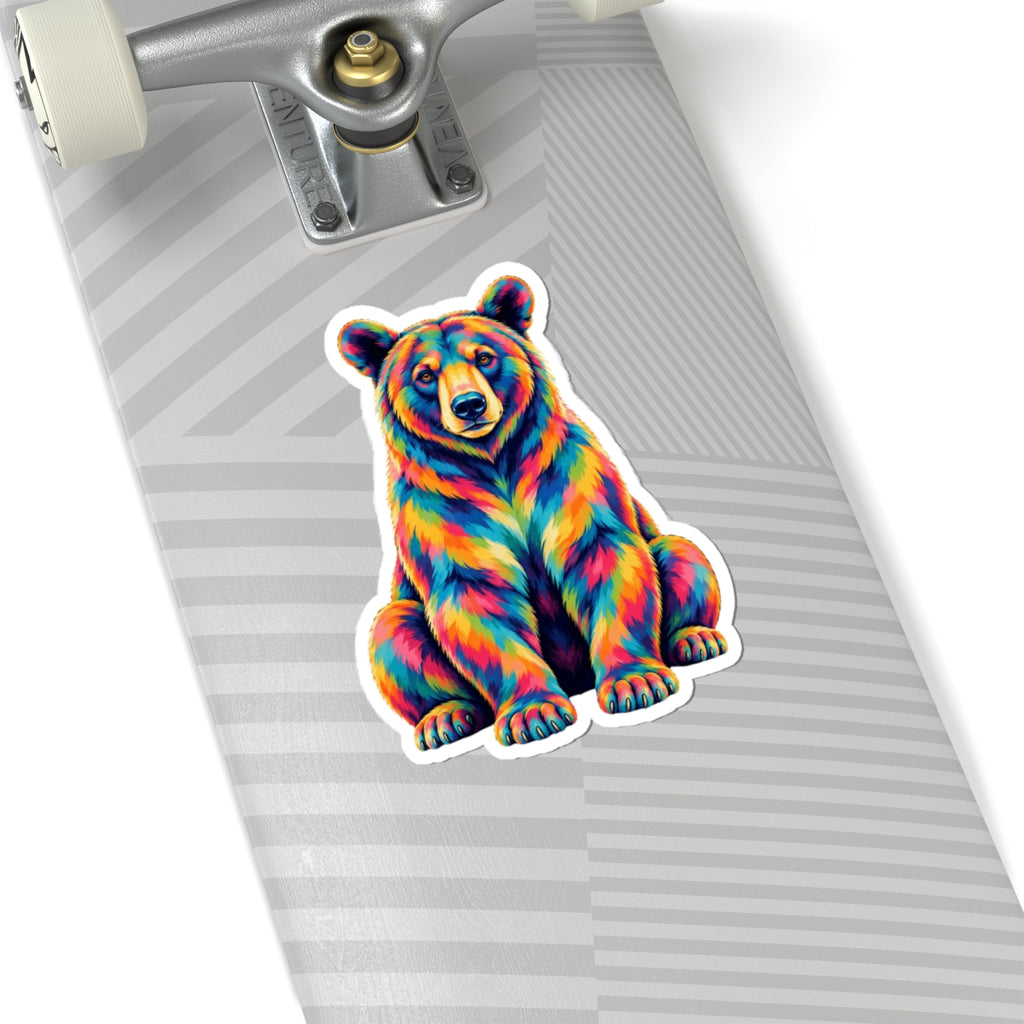 Rainbow Urban Bear Sticker