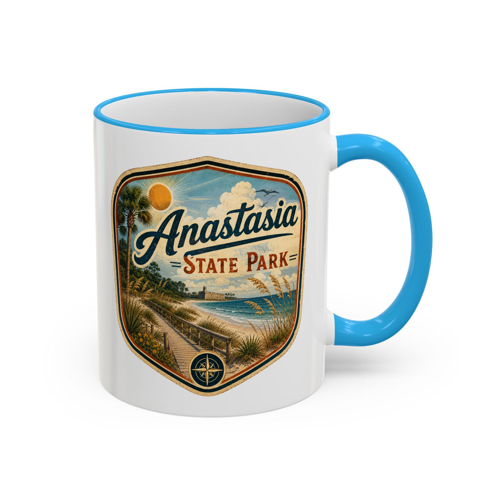 Anastasia Vintage Mug — Accent Rim & Handle 11oz/15oz