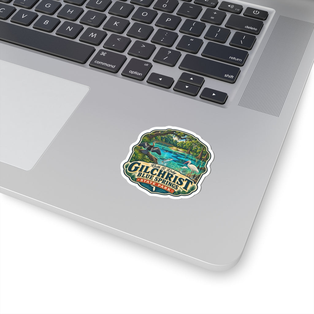 Gilchrist Blue Springs State Park Sticker — Vintage Nature Park Decal