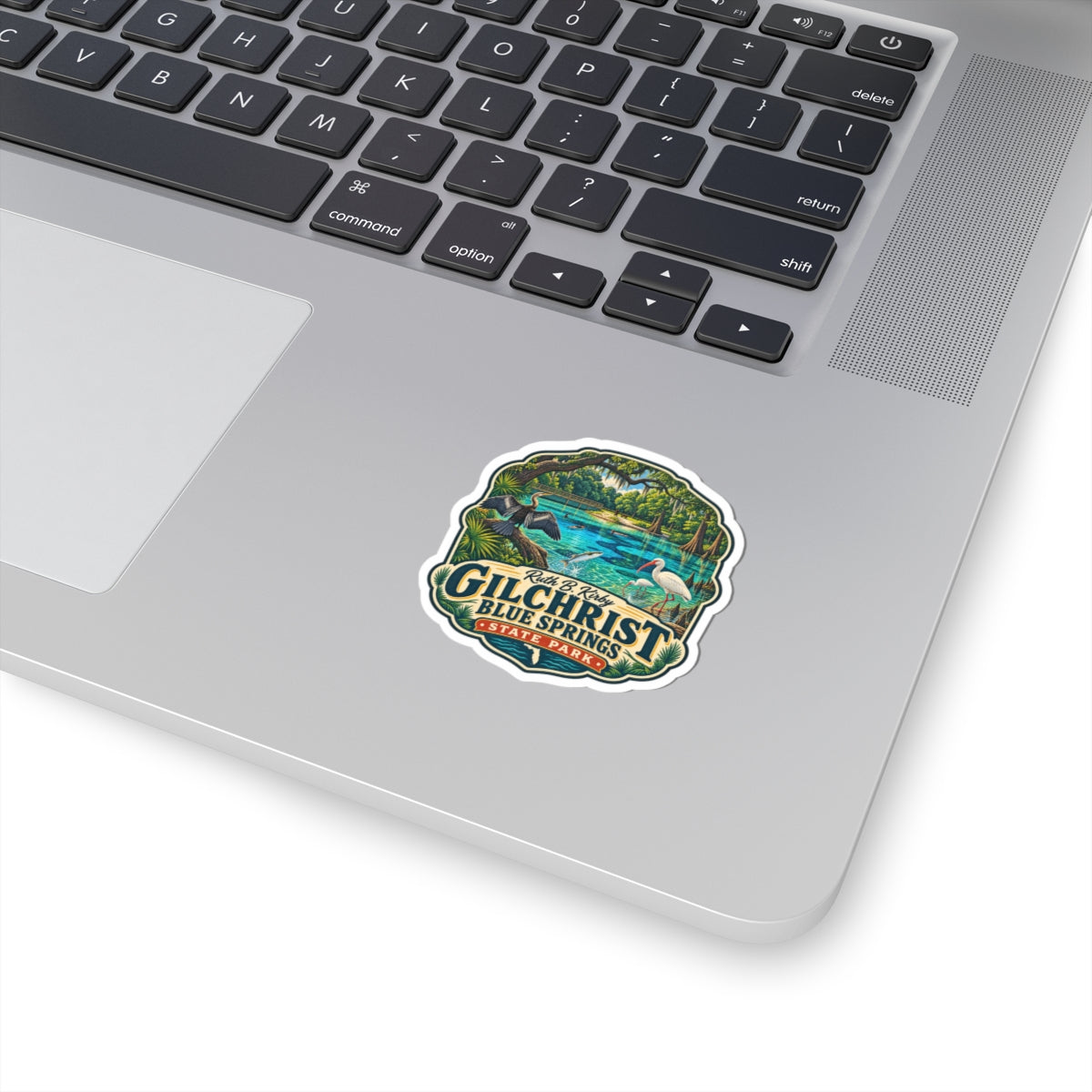 Gilchrist Blue Springs State Park Sticker — Vintage Nature Park Decal