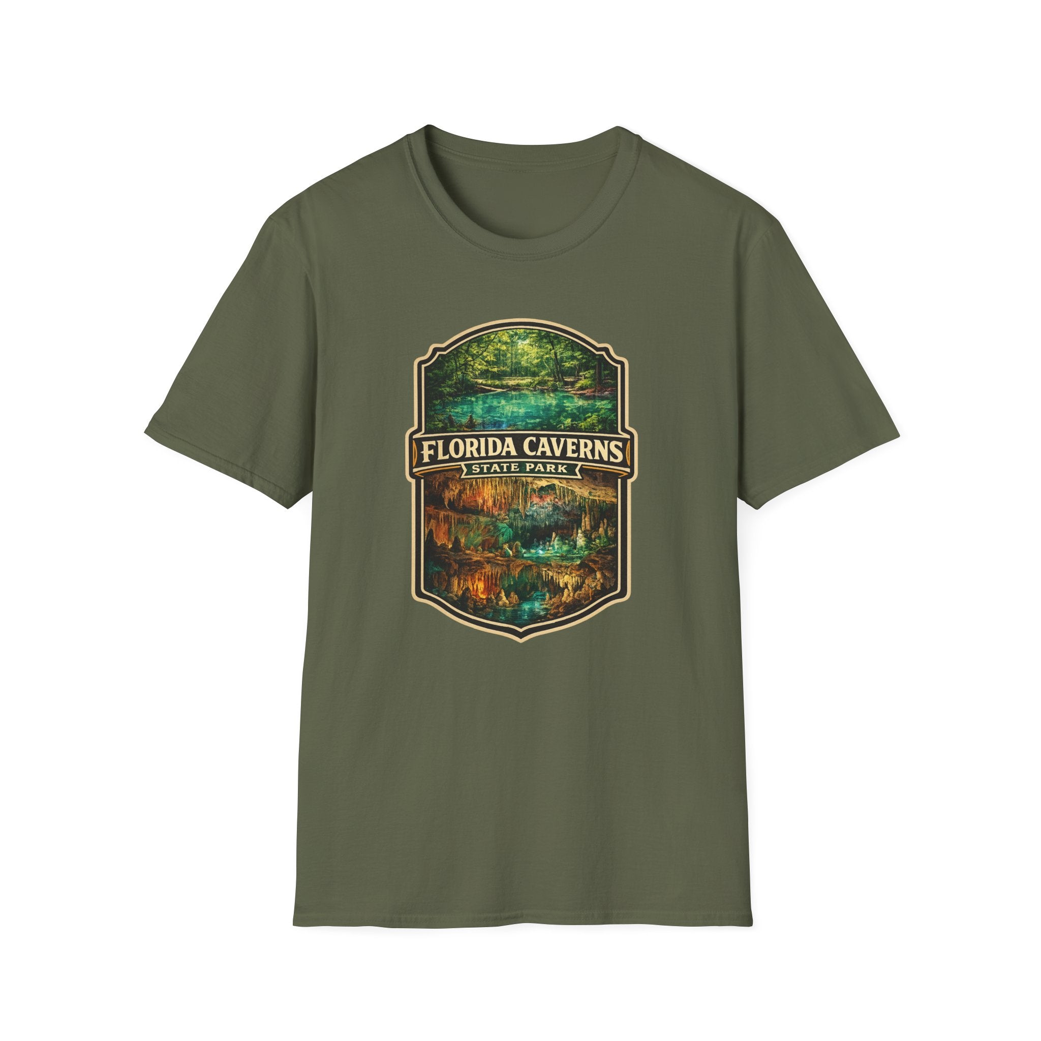 Florida Caverns- Retro Tee