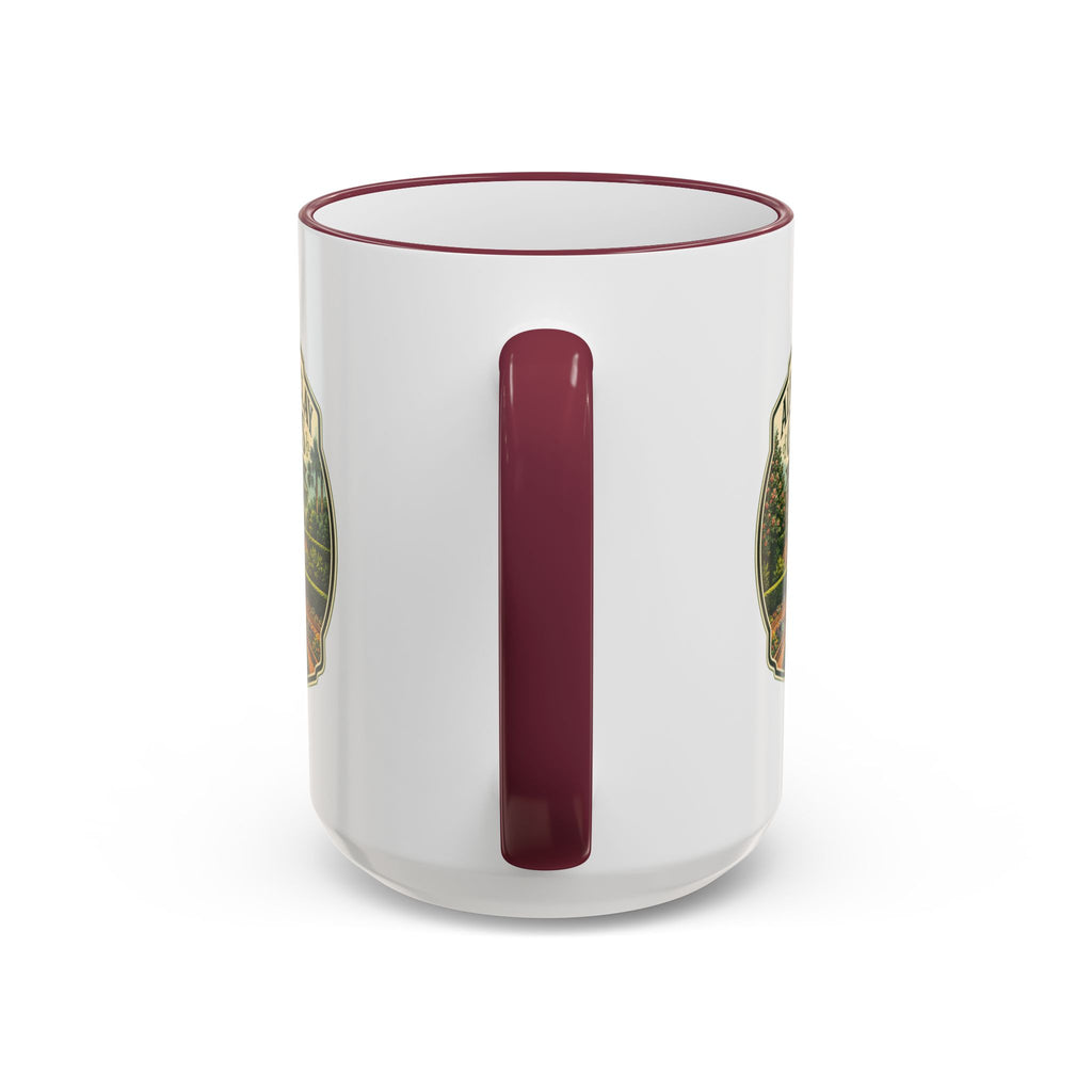 Maclay Gardens Vintage Mug — Accent Rim & Handle 11oz/15oz