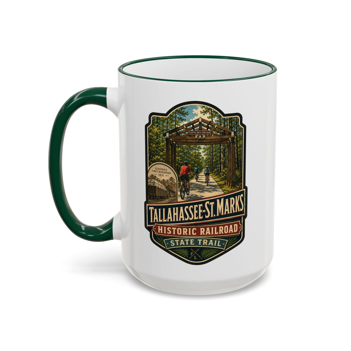 Tallahassee-St. Marks Trail  Accent Rim & Handle 11oz/15oz