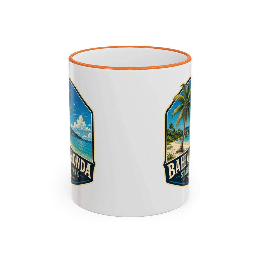 Bahia Honda Vintage Mug — Accent Rim & Handle 11oz/15oz