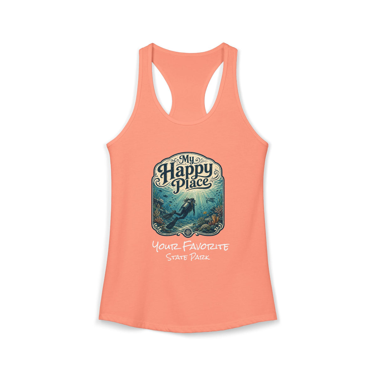 CUSTOMIZABLE Ocean Racerback Tank