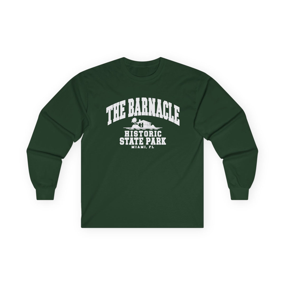 The Barnacle Historic State Park Logo- Long Sleeve Tee