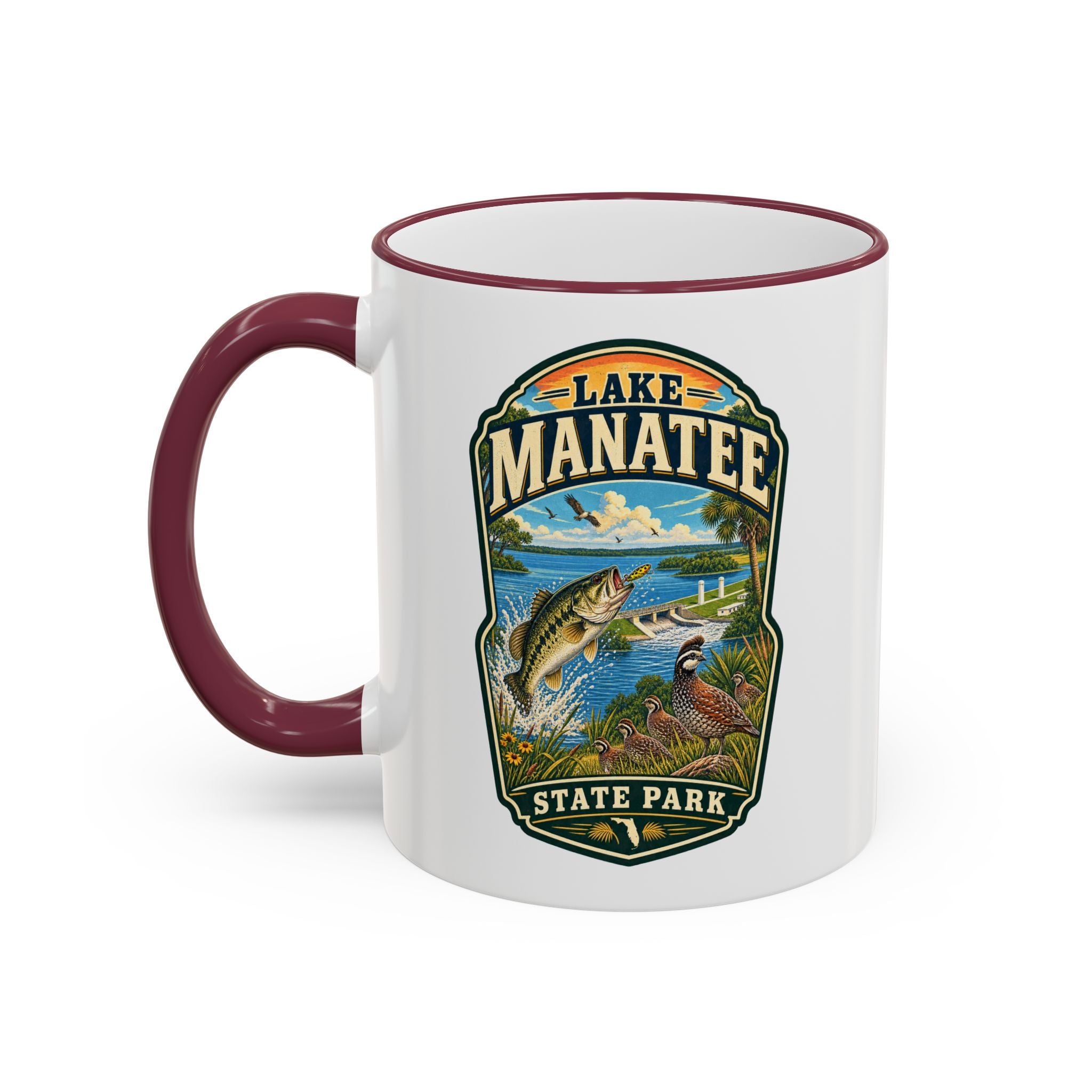 Lake Manatee Accent Rim & Handle 11oz/15oz