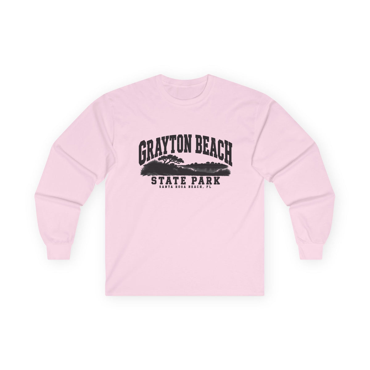 Grayton Beach State Park Vintage Logo- Long Sleeve Tee