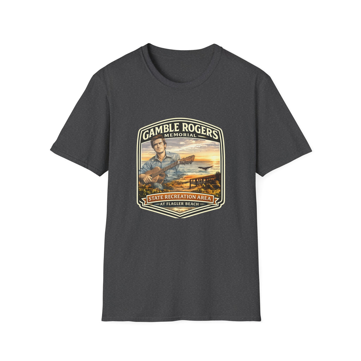 Gamble Rogers — Retro Tee