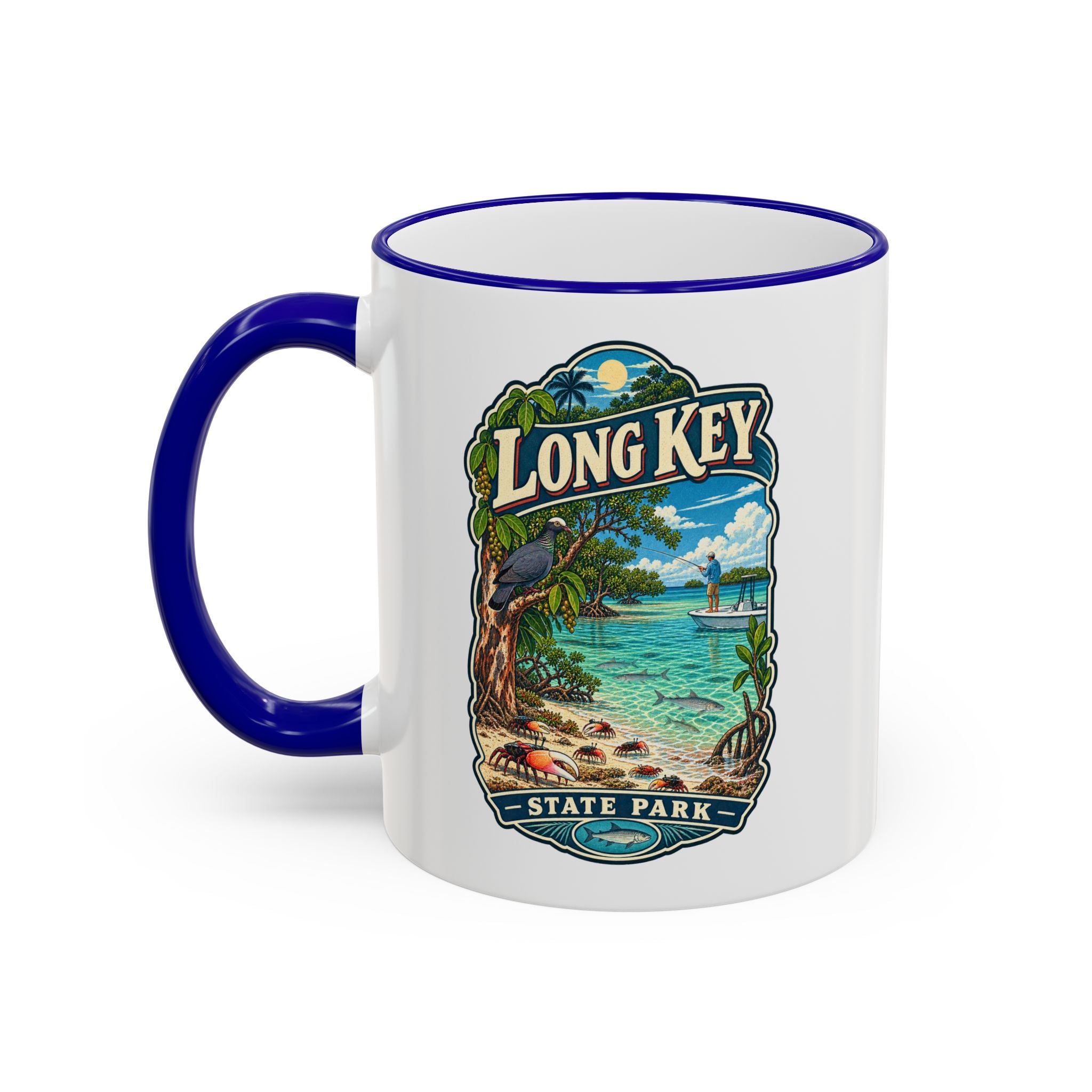 Long Key Accent Rim & Handle 11oz/15oz