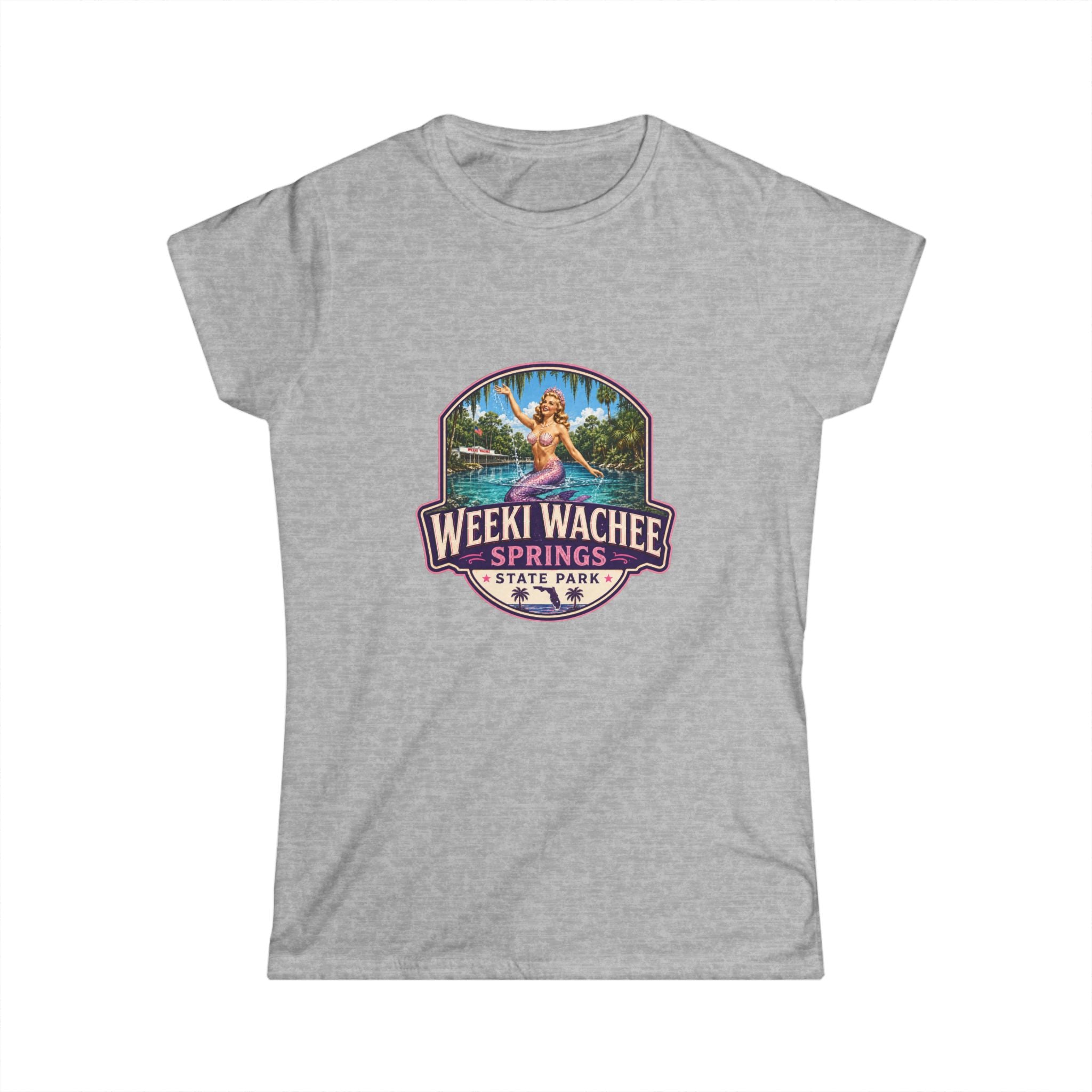 Weeki Wachee Springs- Vintage Tee Pink