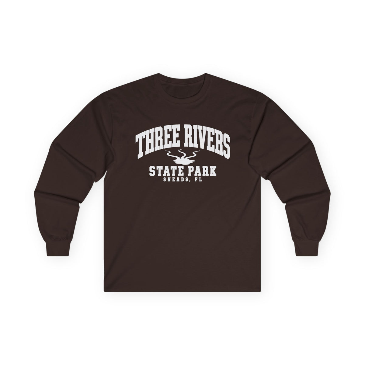 Three Rivers Park Emblem Sneads Florida- Long Sleeve Tee