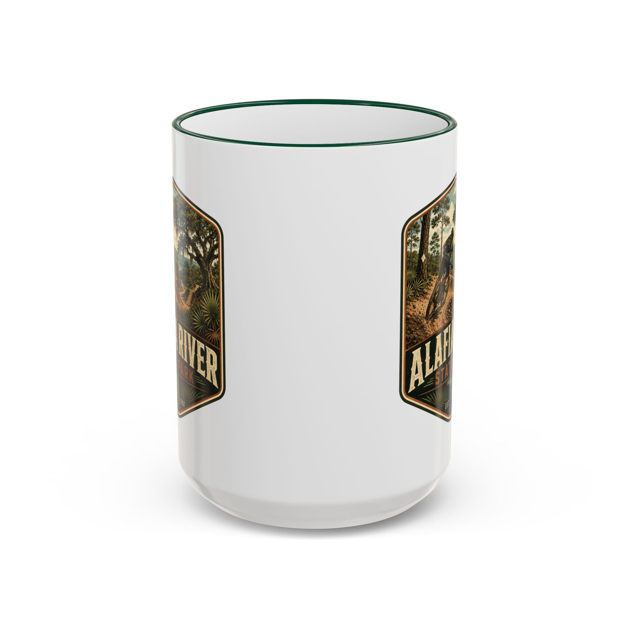 Alafia River Vintage Mug — Accent Rim & Handle 11oz/15oz