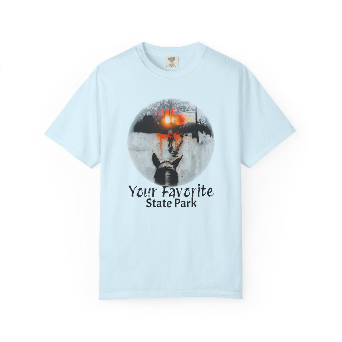 CUSTOMIZABLE Graffiti Sunset Trail Ride T-shirt