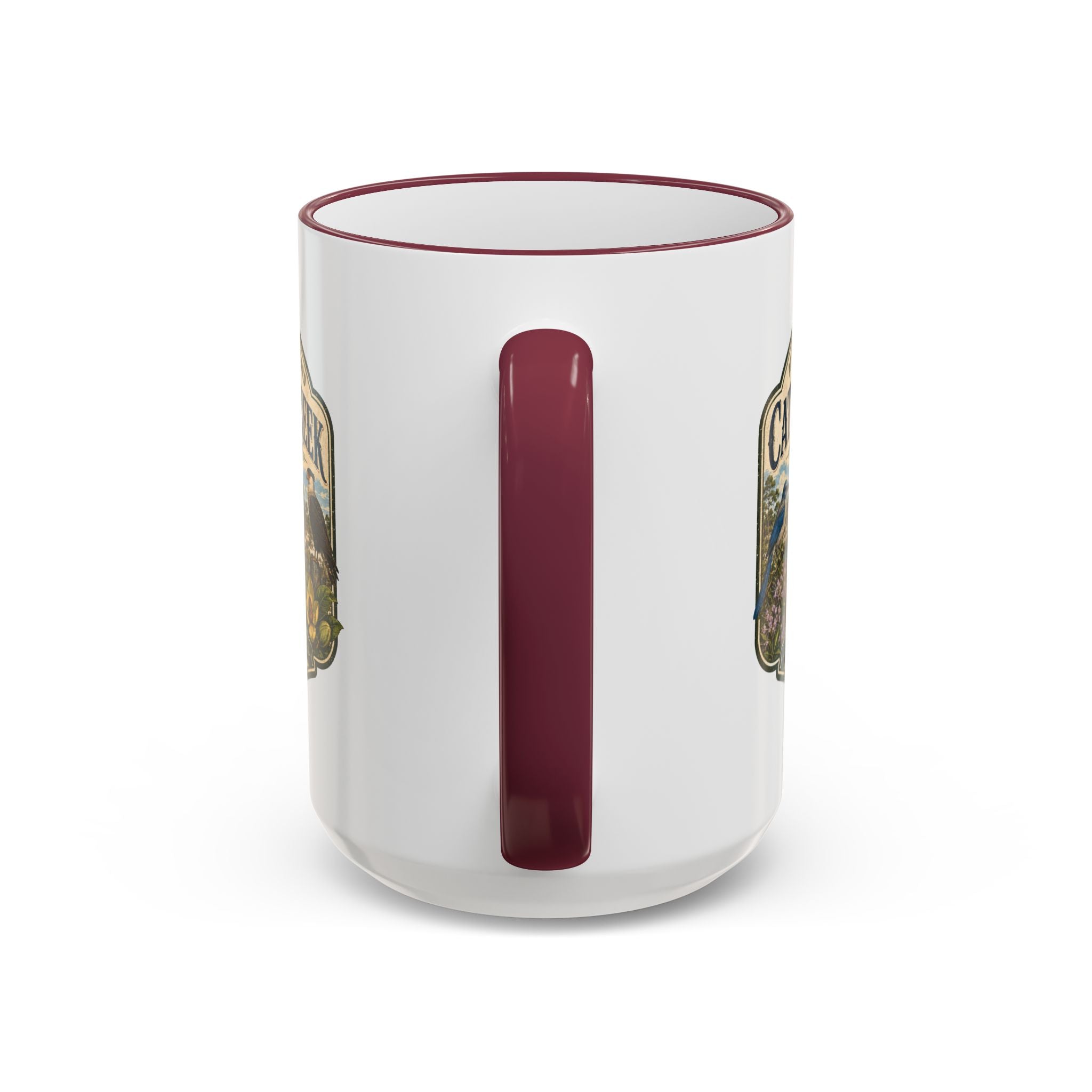 Catfish Creek Vintage Mug — Accent Rim & Handle 11oz/15oz