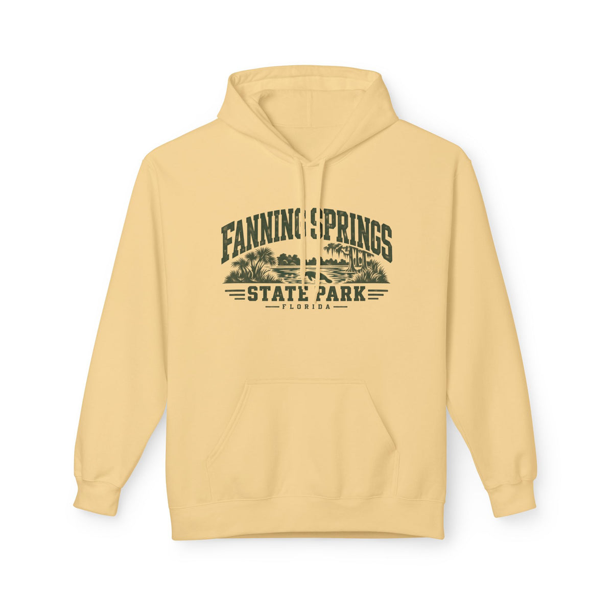 Fanning Springs State Park Hoodie - Vintage Park Graphic