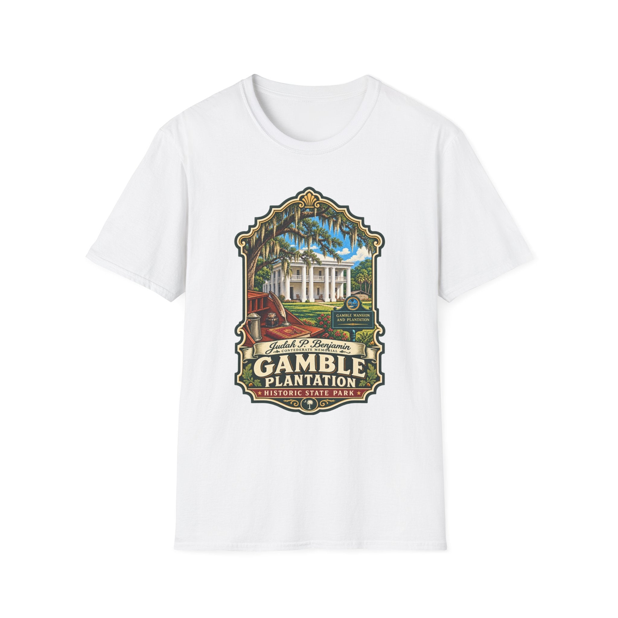 Gamble Plantation- Retro Tee