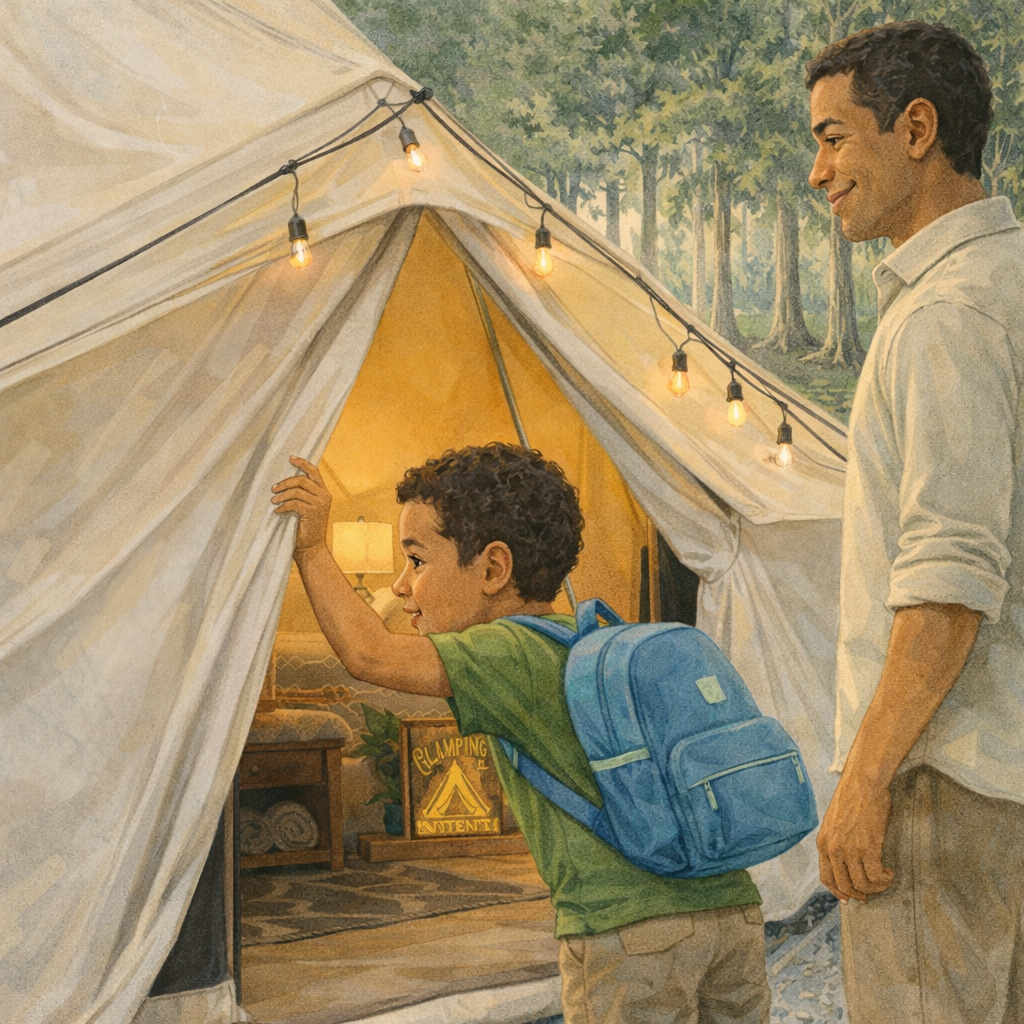 Scout Goes Camping