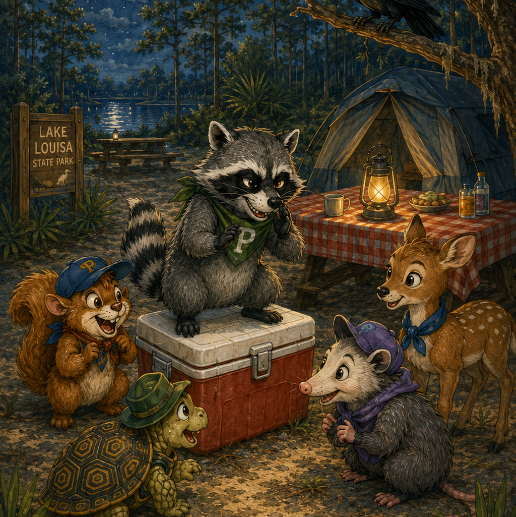 Trashy P's Great Food Heist- Children's Book