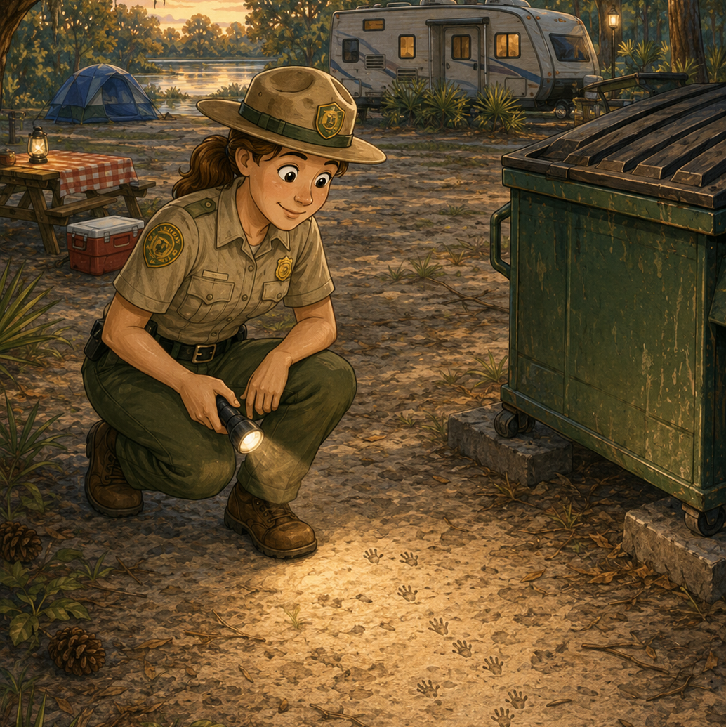 Trashy P's Great Food Heist- Children's Book